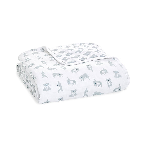 aden + anais Schmusedecke DREAM BLANKET – NOW + ZEN (120x120) in mint/weiss