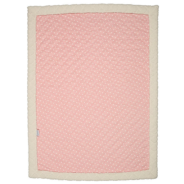 tavo Schmusedecke STERNCHEN TEDDY (75x100) in pastellrosa