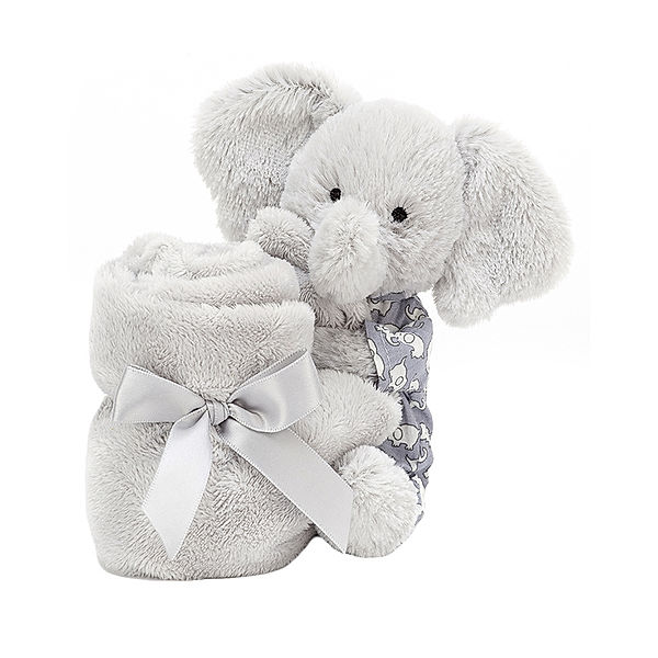 Jellycat Schmusetuch BEDTIME ELEPHANT in blau/grau