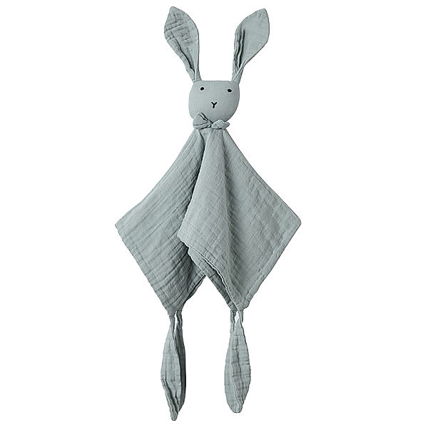 OrganicEra Schmusetuch CUDDLY RABBIT in aqua