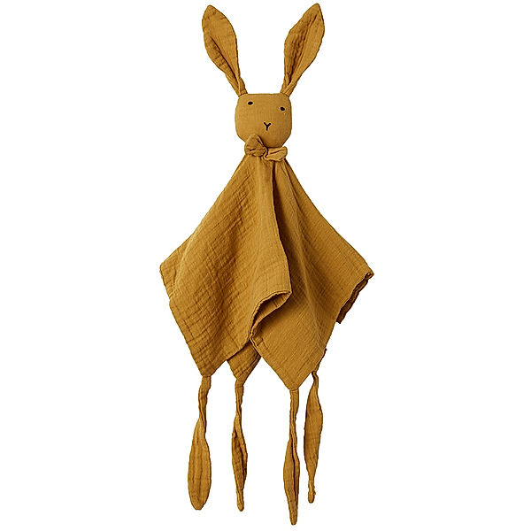 OrganicEra Schmusetuch CUDDLY RABBIT in mustard