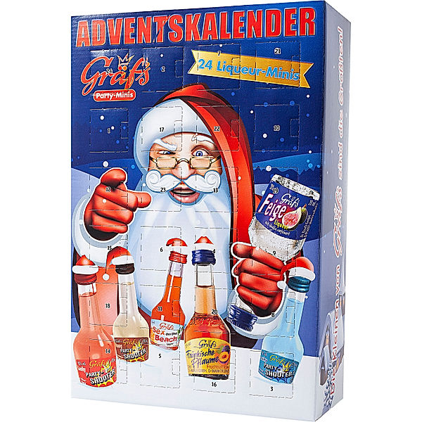 Schnaps-Adventskalender 2023 von Destillerie Dr. Rauch