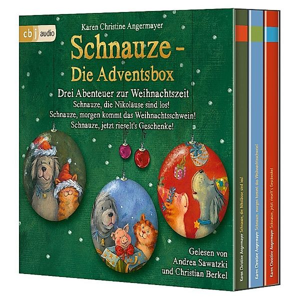 Schnauze - Die Adventsbox,3 Audio-CD, Karen Chr. Angermayer