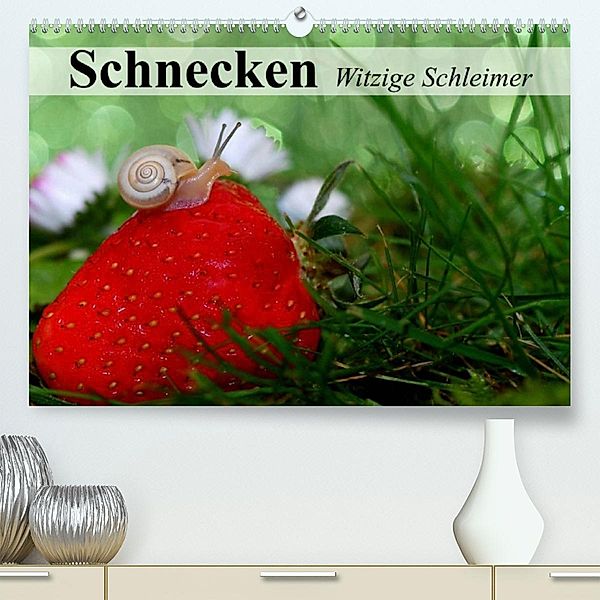 Schnecken. Witzige Schleimer (Premium, hochwertiger DIN A2 Wandkalender 2023, Kunstdruck in Hochglanz), Elisabeth Stanzer