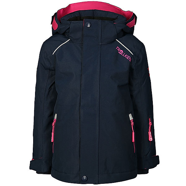 TROLLKIDS Schnee-Jacke KIDS HOLMENKOLLEN in navy/magenta