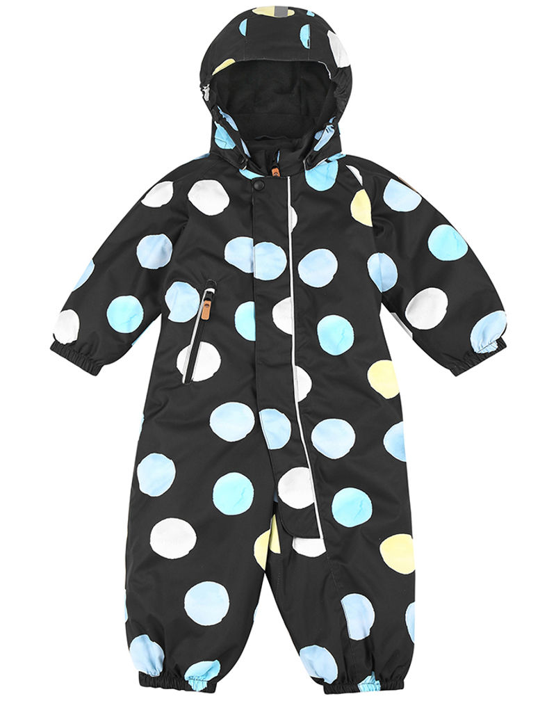 Schnee-Overall PUHURI BIG DOTS in schwarz kaufen