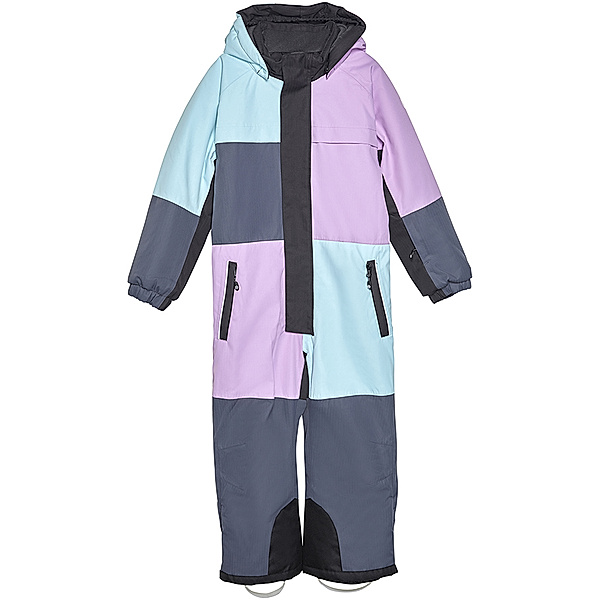 Color Kids Schneeanzug COLORBLOCK in violet tulle