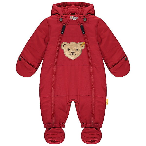 Steiff Schneeanzug CUDDLING BEAR in tango red