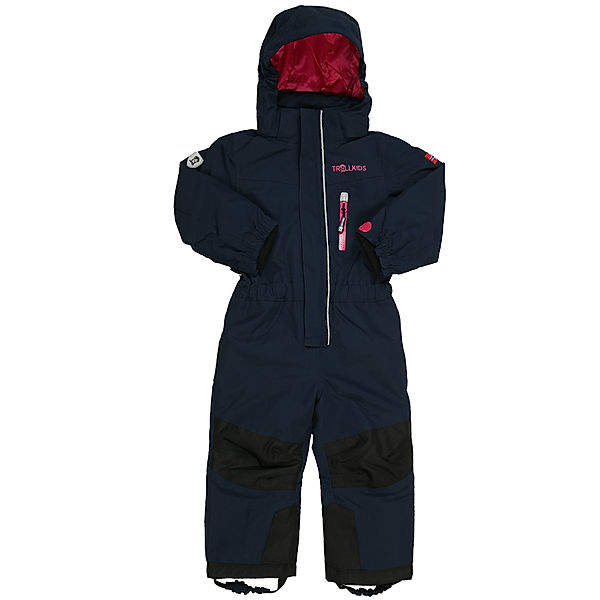 TROLLKIDS Schneeanzug KIDS ISFJORD in navy/magenta