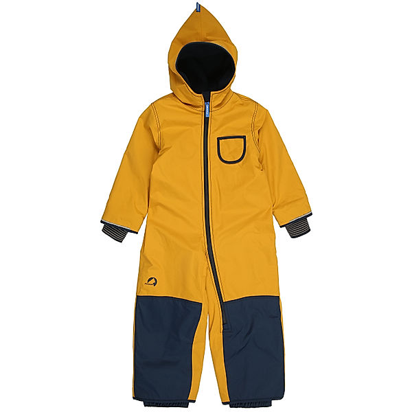 finkid Schneeanzug PIKKU WINTER EKO in golden yellow/navy