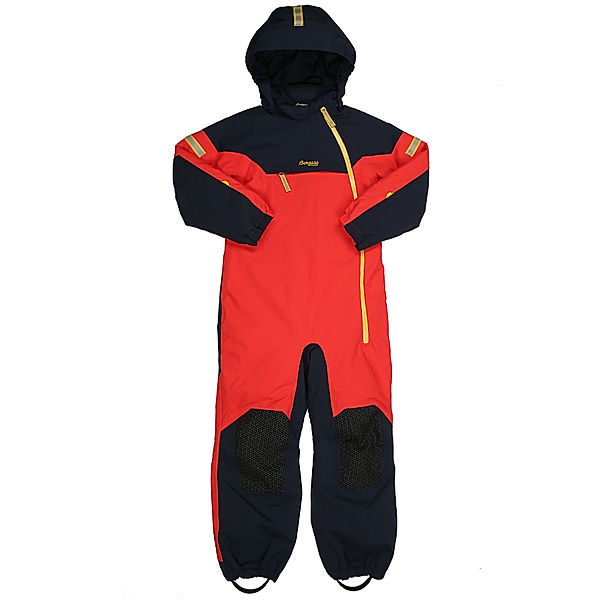 Bergans Schneeanzug RUFFEN INS KIDS in rot/navy