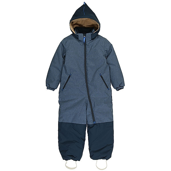 finkid Schneeanzug TURVA ICE mit abnehmbarer Kapuze in denim/navy