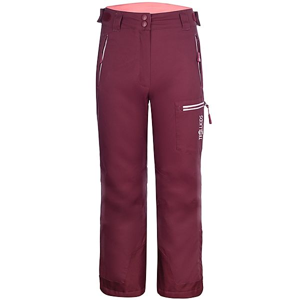 TROLLKIDS Schneehose KIDS HALLINGDAL in maroon red/antique rose