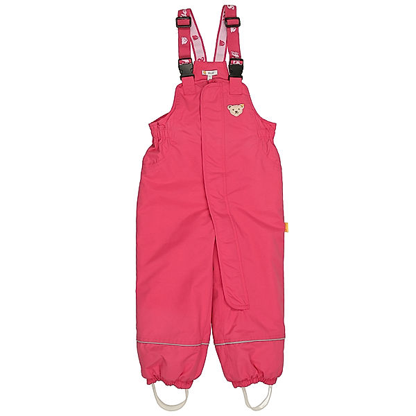 Steiff Schneehose OUTDOOR TEC mit Hosenträgern in pink