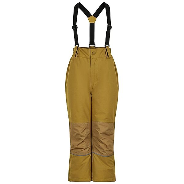 Minymo Schneehose SOLID mit Hosenträgern in mustard gold