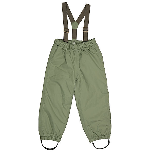 MINI A TURE Schneehose WILAS mit Hosenträgern in olive