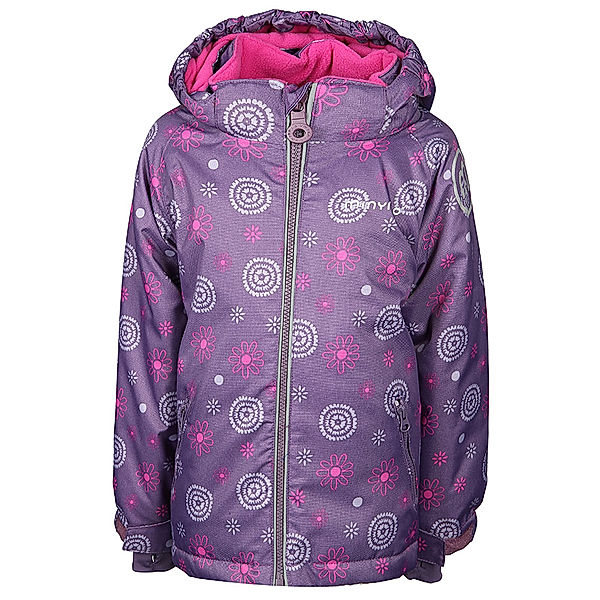 Minymo Schneejacke OXFORD GIRL SHAPE gemustert in lila