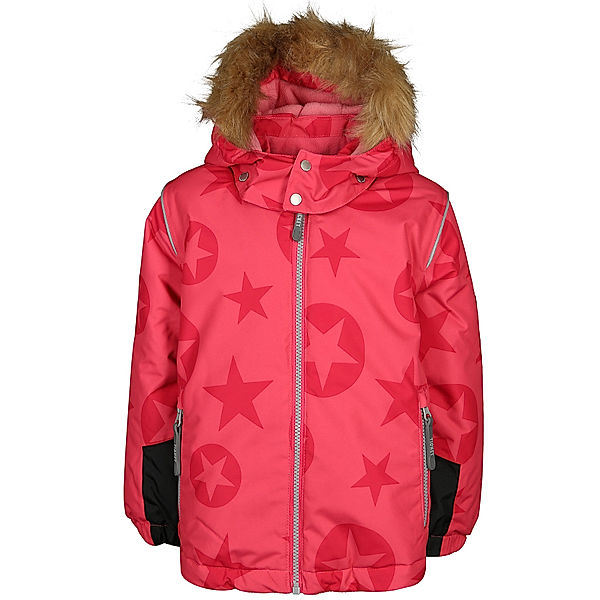 Ticket to Heaven Schneejacke TJORVEN mit Kunstfellbesatz in pink