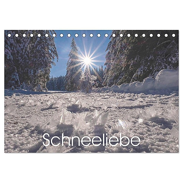 Schneeliebe (Tischkalender 2024 DIN A5 quer), CALVENDO Monatskalender, Petra Saf Photography