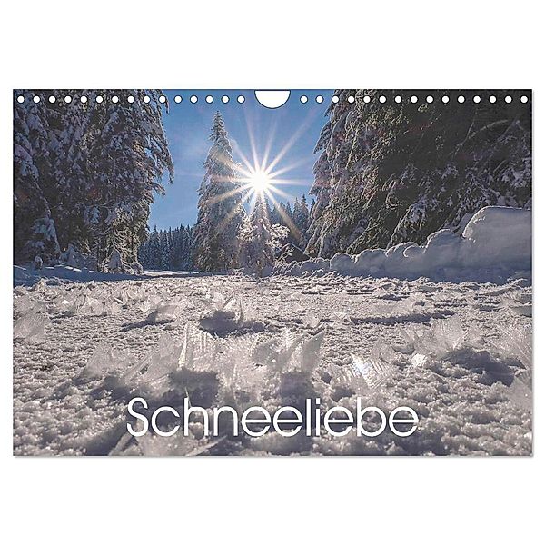 Schneeliebe (Wandkalender 2024 DIN A4 quer), CALVENDO Monatskalender, Petra Saf Photography