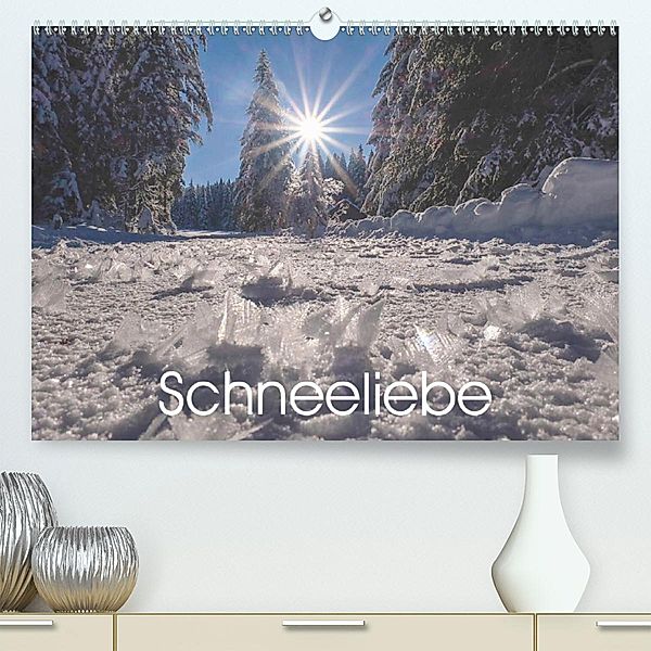 Schneeliebe(Premium, hochwertiger DIN A2 Wandkalender 2020, Kunstdruck in Hochglanz), Petra Saf