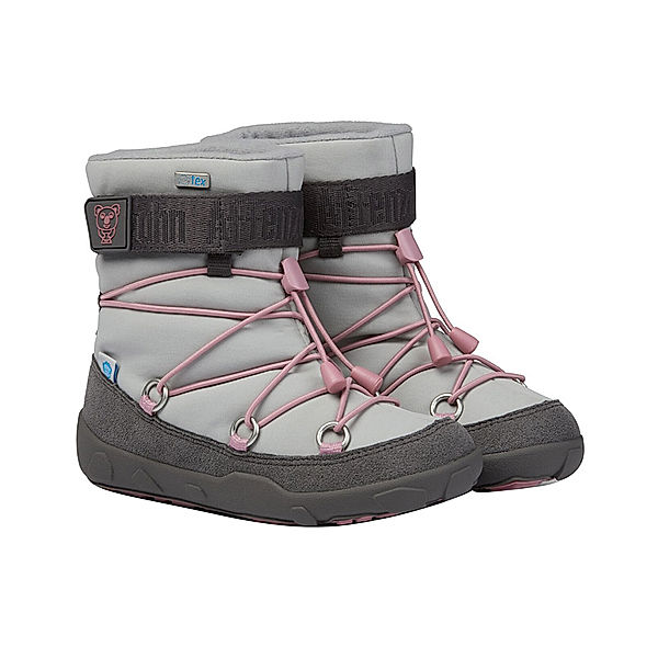 Affenzahn Schneestiefel KOALA gefüttert in rosa/grau