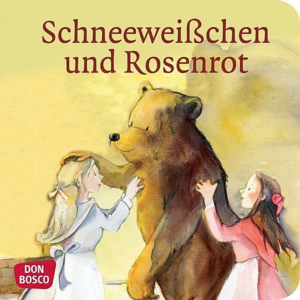 Schneeweisschen und Rosenrot, Mini-Bilderbuch, Die Gebrüder Grimm