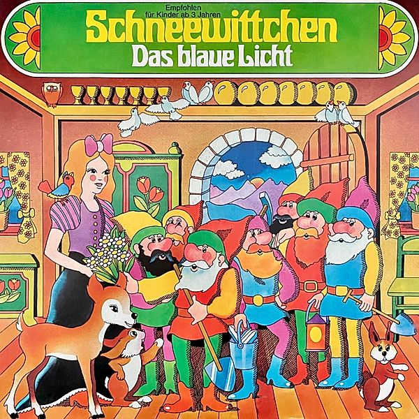 Schneewittchen / Das blaue Licht, Die Gebrüder Grimm, Peter Folken, Konrad Halver