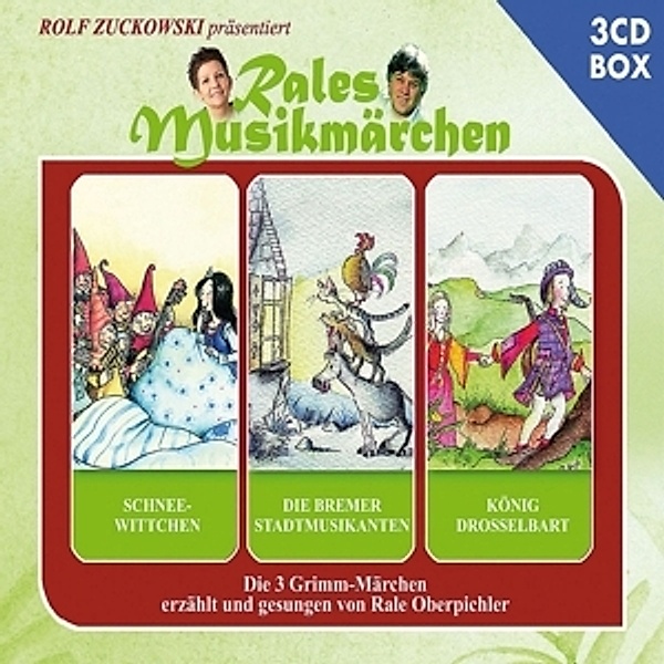 Schneewittchen,Die Bremer Stadtmusikanten,König, 3 Audio-CD Rales Musikmärchen - 3-CD Liederbox Vol. 2