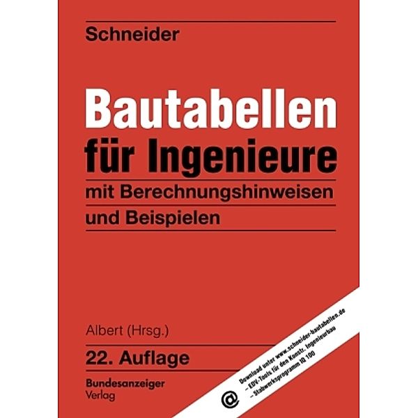 Schneider - Bautabellen für Ingenieure, Klaus-Jürgen Schneider