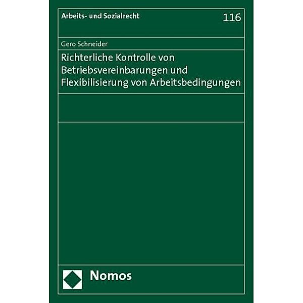 Schneider, G: Richterliche Kontrolle/Betriebsvereinbarungen, Gero Schneider