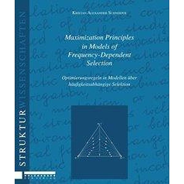 Schneider, K: Maximization Principles in Models of Frequency, Kristan Schneider