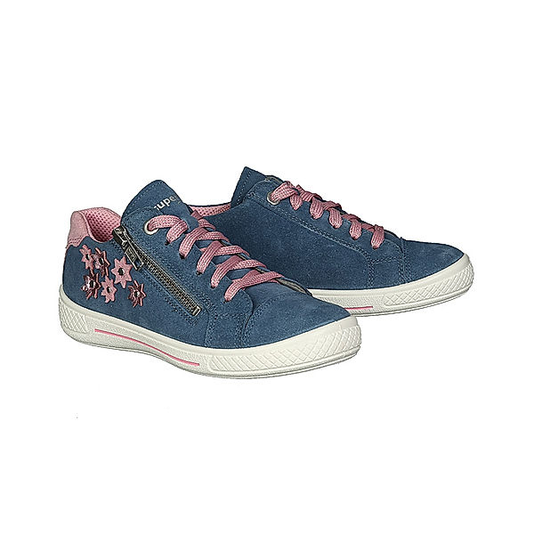 Superfit Schnür-Halbschuhe TENSY STAR in blau/rosa