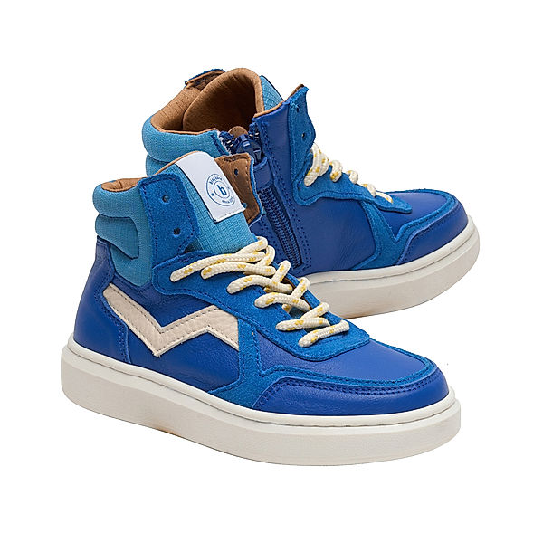 bisgaard Schnür-Sneaker MIO hoch in blue