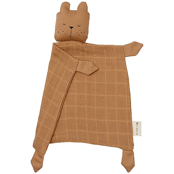 FABELAB Schnuffeltuch ANIMAL CUDDLE - BEAR in caramel