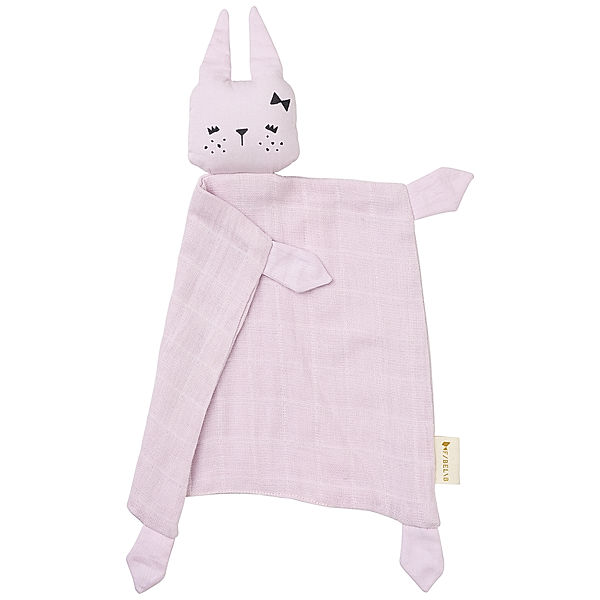 FABELAB Schnuffeltuch ANIMAL CUDDLE - BUNNY in lila