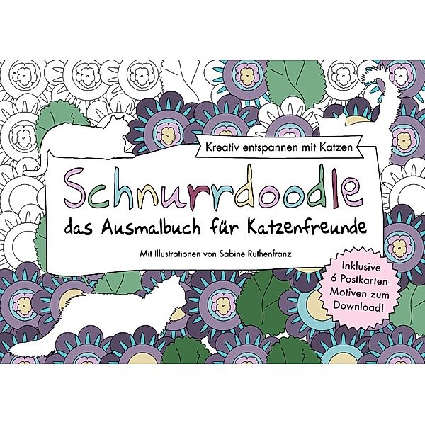 Schnurrdoodle - das Ausmalbuch für Katzenfreunde, Sabine Ruthenfranz