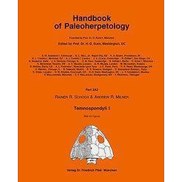 Schoch, R: Handbook of Paleoherpetology / Temnospondyli I, Rainer R Schoch, Andrew R Milner