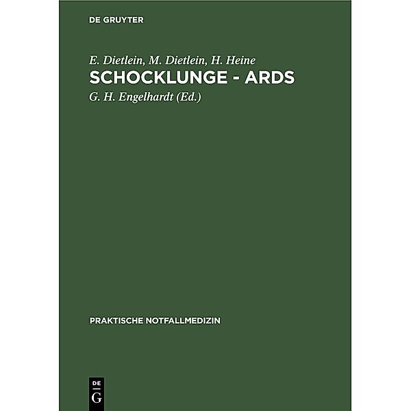 Schocklunge - ARDS, E. Dietlein, M. Dietlein, H. Heine