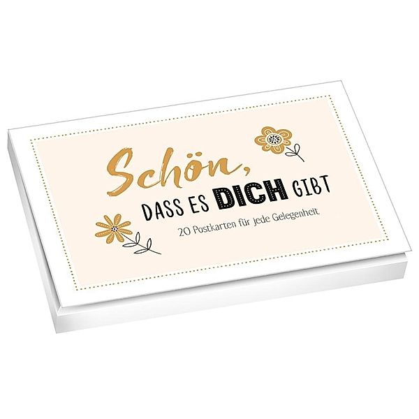 Schön, dass es dich gibt - Postkartenbuch