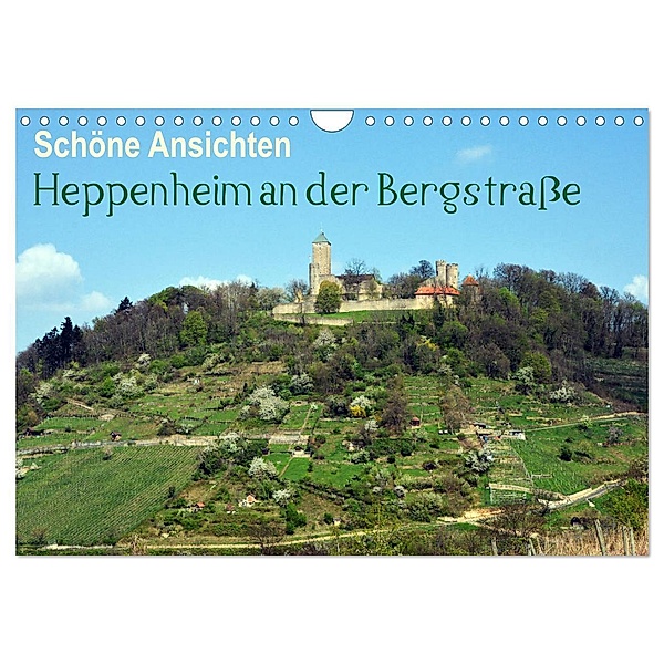 Schöne Ansichten - Heppenheim an der Bergstrasse (Wandkalender 2024 DIN A4 quer), CALVENDO Monatskalender, Dagmar Jährling