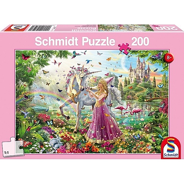 SCHMIDT SPIELE Schöne Fee im Zauberwald (Kinderpuzzle)