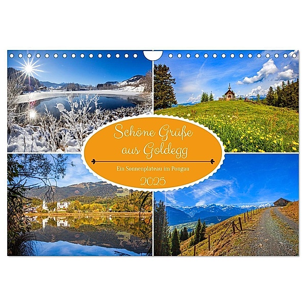 Schöne Grüße aus Goldegg (Wandkalender 2025 DIN A4 quer), CALVENDO Monatskalender, Calvendo, Christa Kramer