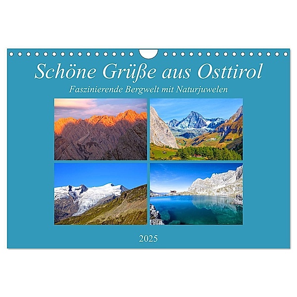 Schöne Grüsse aus Osttirol (Wandkalender 2025 DIN A4 quer), CALVENDO Monatskalender, Calvendo, Christa Kramer