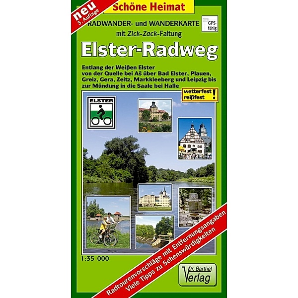Schöne Heimat / Doktor Barthel Karte Elster-Radweg