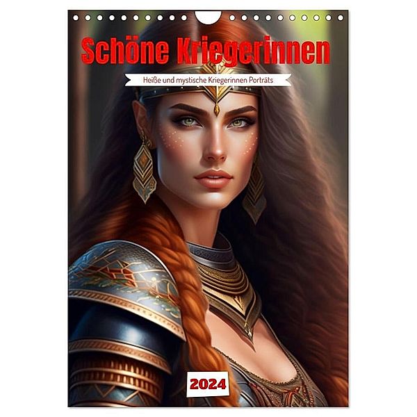 Schöne Kriegerinnen (Wandkalender 2024 DIN A4 hoch), CALVENDO Monatskalender, franky58
