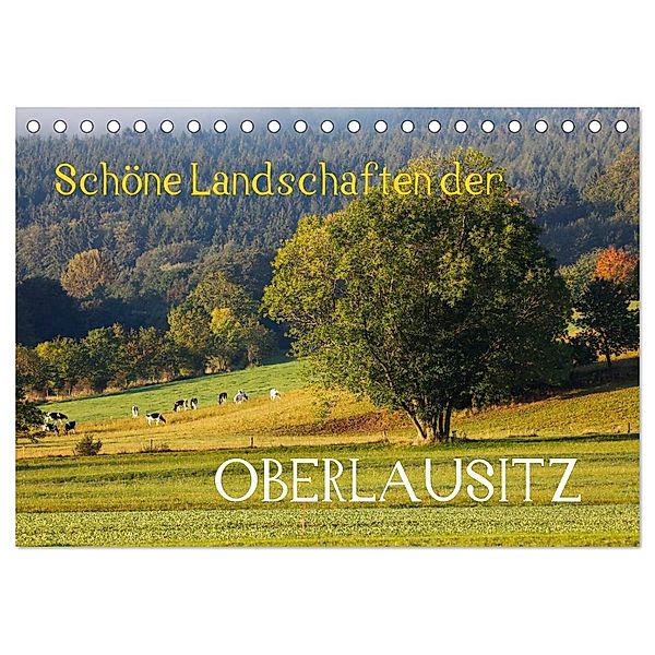 Schöne Landschaften der Oberlausitz (Tischkalender 2024 DIN A5 quer), CALVENDO Monatskalender, Anette/Thomas Jäger