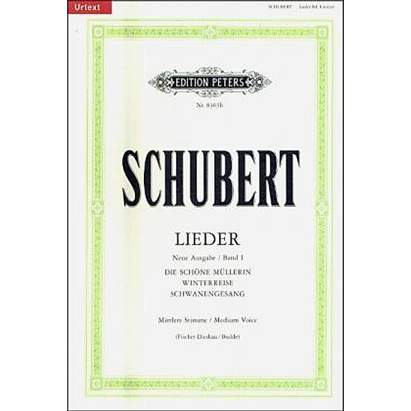 Schöne Müllerin D 795, Winterreise D 911, Schwanengesang D 957, m, Franz Schubert