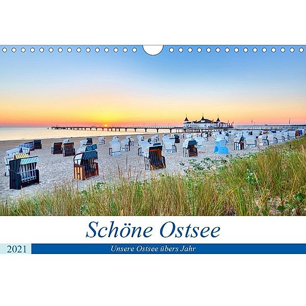 Schöne Ostsee - Impressionen übers Jahr (Wandkalender 2021 DIN A4 quer), Stefan Dinse