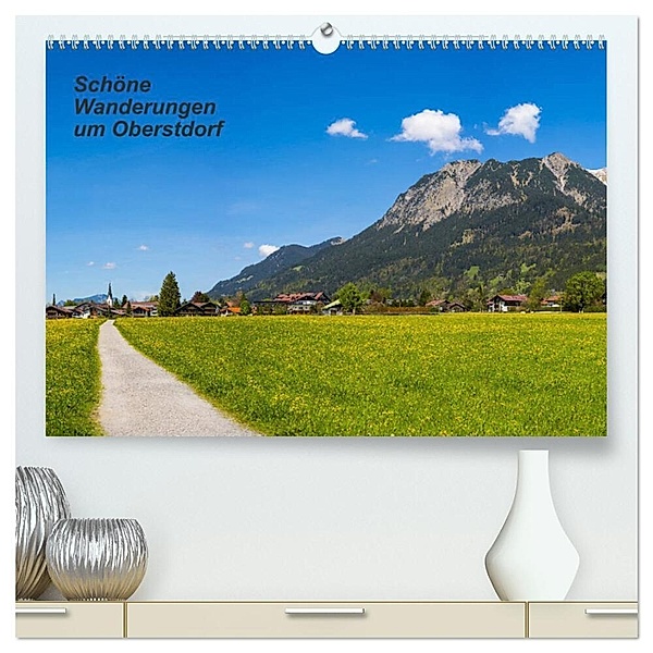 Schöne Wanderungen um Oberstdorf (hochwertiger Premium Wandkalender 2024 DIN A2 quer), Kunstdruck in Hochglanz, Walter G. Allgöwer